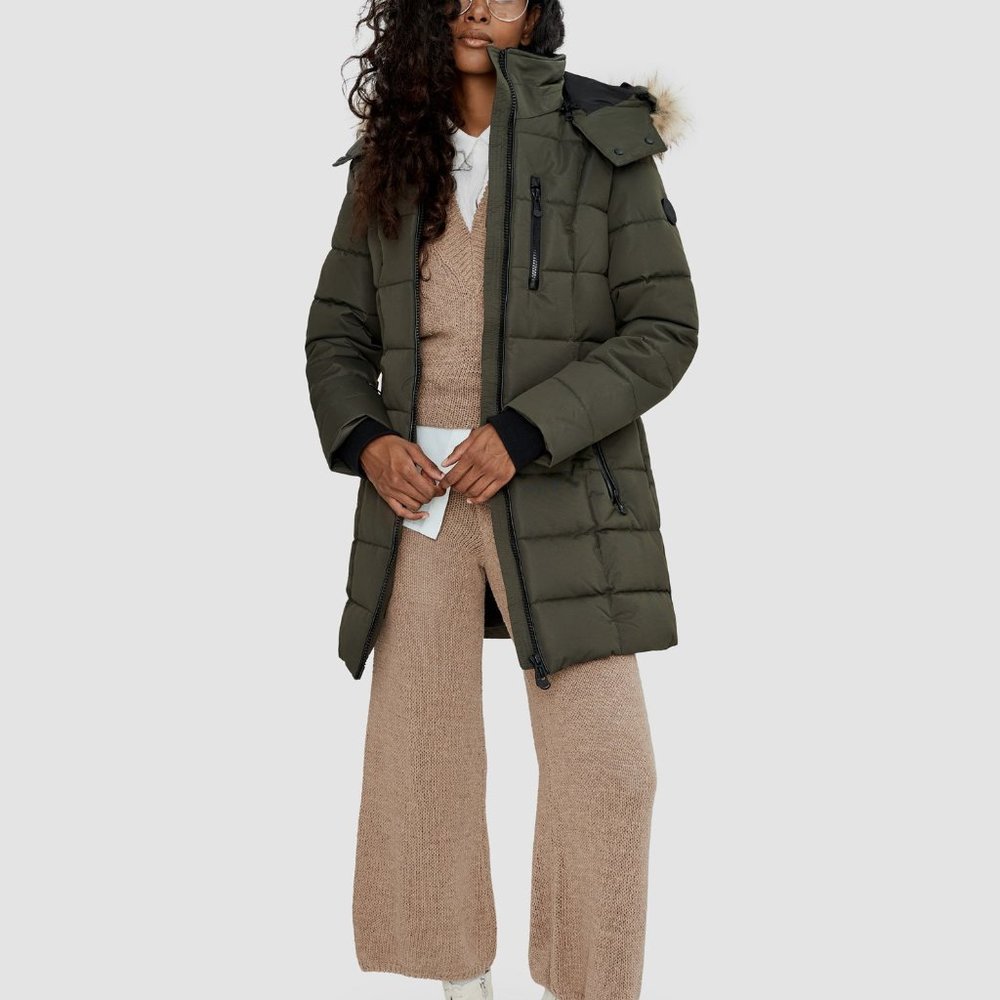 NOIZE Cruelty Free Outwear Hannah Mid-Length Parka